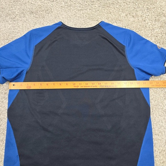 Cloudveil Shirt Men Large Blue Short Sleeve Pullover Stretch Active Workout Gym - Picture 9 of 11